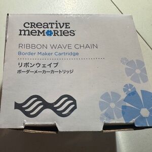 Creative Memories Ribbon Wave Chain Border Maker Cartridge BMC NIB